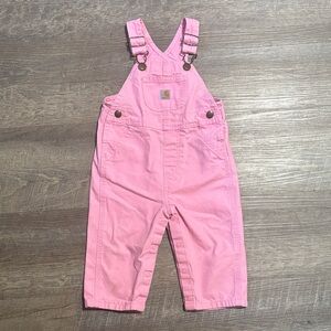 Carhartt Pink Overalls - Size 12m
